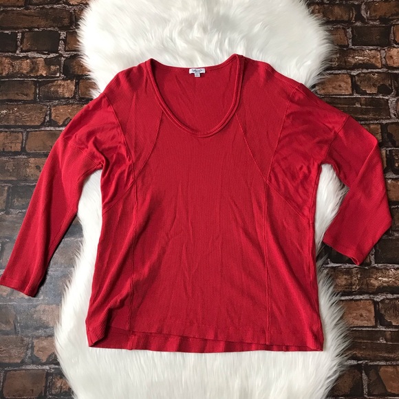 Splendid Mixed Media Thermal Knit Long Sleeve Top - Picture 2 of 10